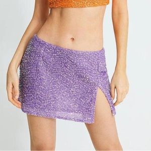Purple sequin skirt perfect for the Era’s Tour